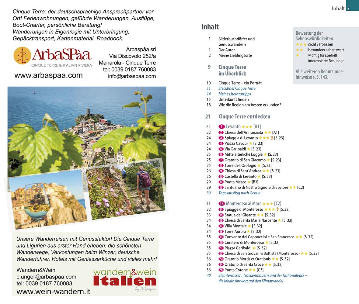 Beispielinhalt (Bild) Reise Know-How MeinTrip Cinque Terre