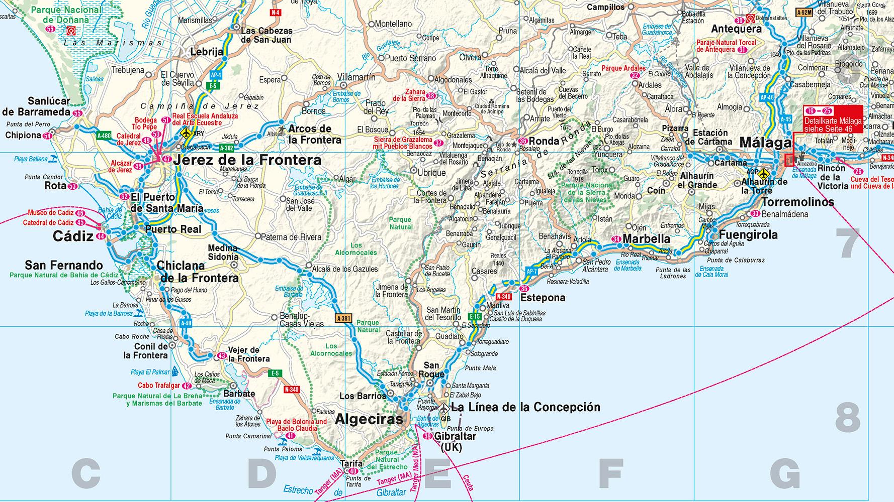 Beispielinhalt (Bild) Reise Know-How MeinTrip Andalusien