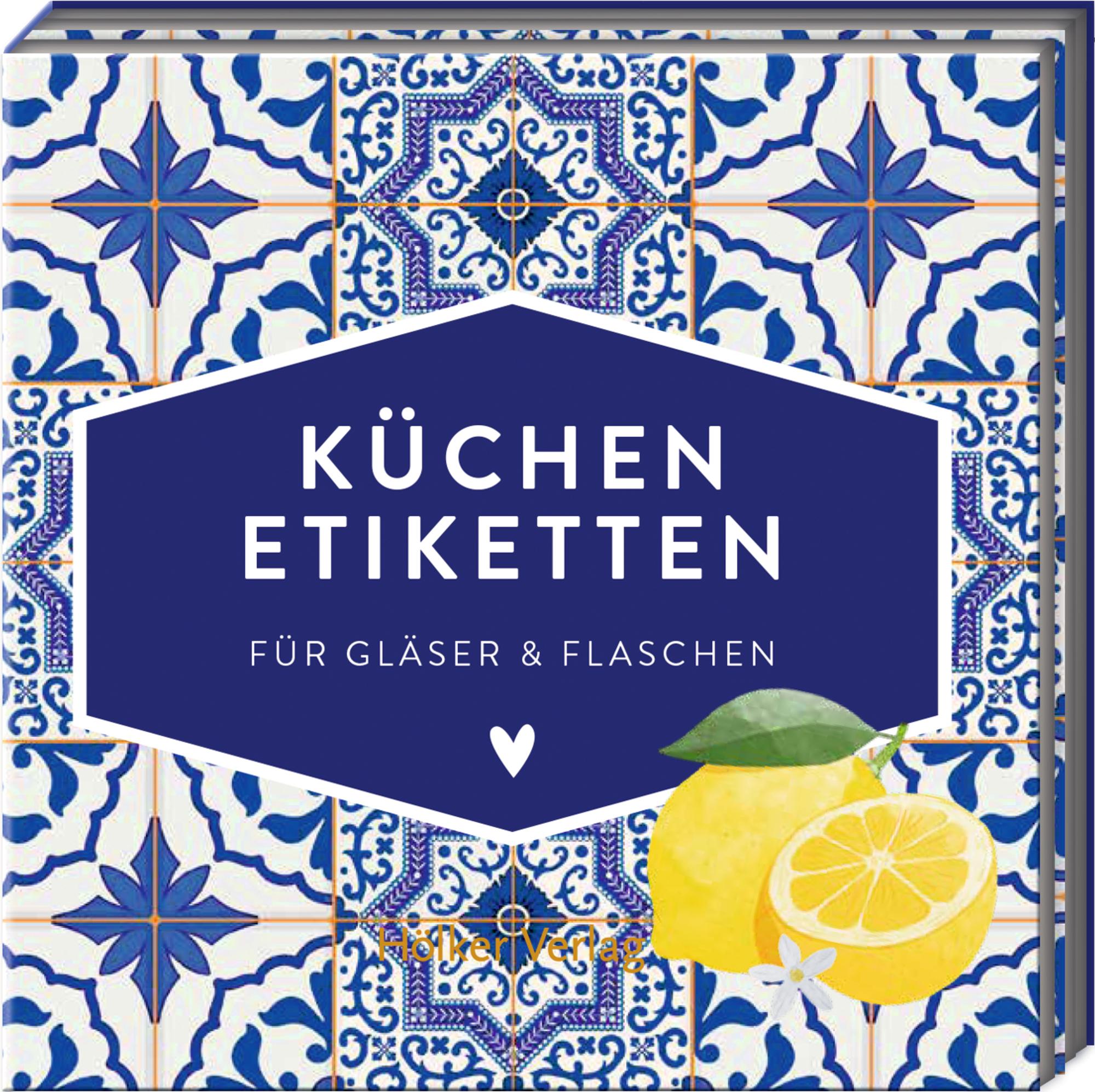 Vorderes Coverbild Küchenetiketten - Portugiesische Fliesen
