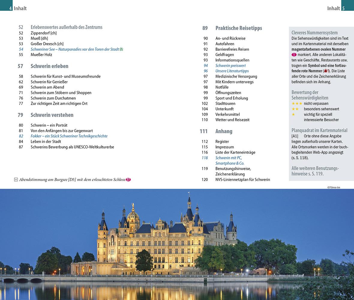 Beispielinhalt (Bild) Reise Know-How CityTrip Schwerin