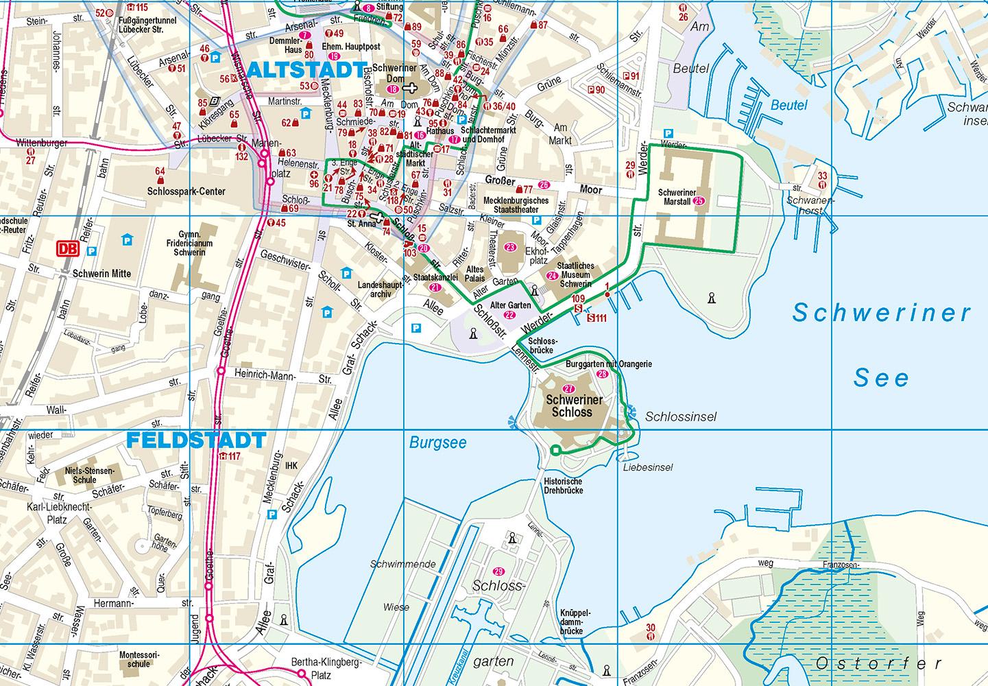 Beispielinhalt (Bild) Reise Know-How CityTrip Schwerin