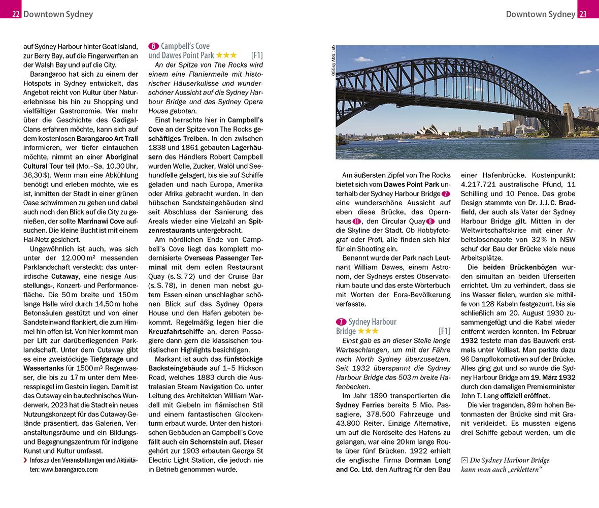 Beispielinhalt (Bild) Reise Know-How CityTrip Sydney