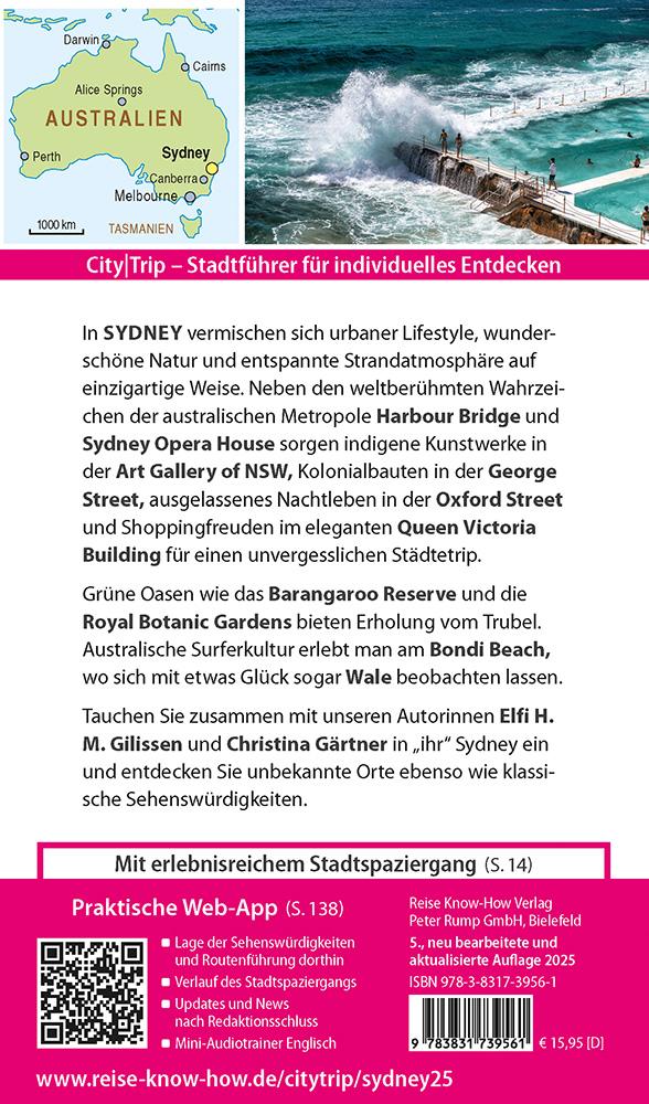 Rückseitencover Reise Know-How CityTrip Sydney