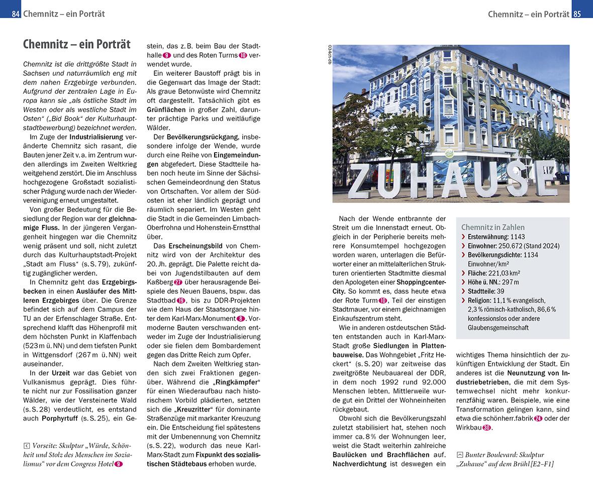 Beispielinhalt (Bild) Reise Know-How CityTrip Chemnitz