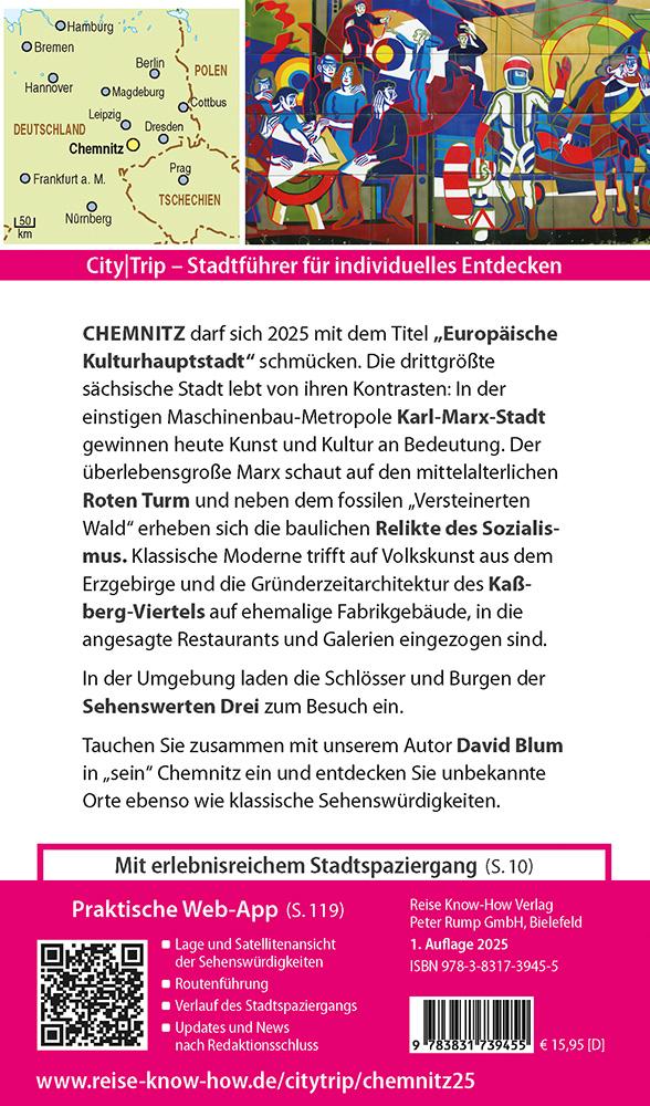 Rückseitencover Reise Know-How CityTrip Chemnitz