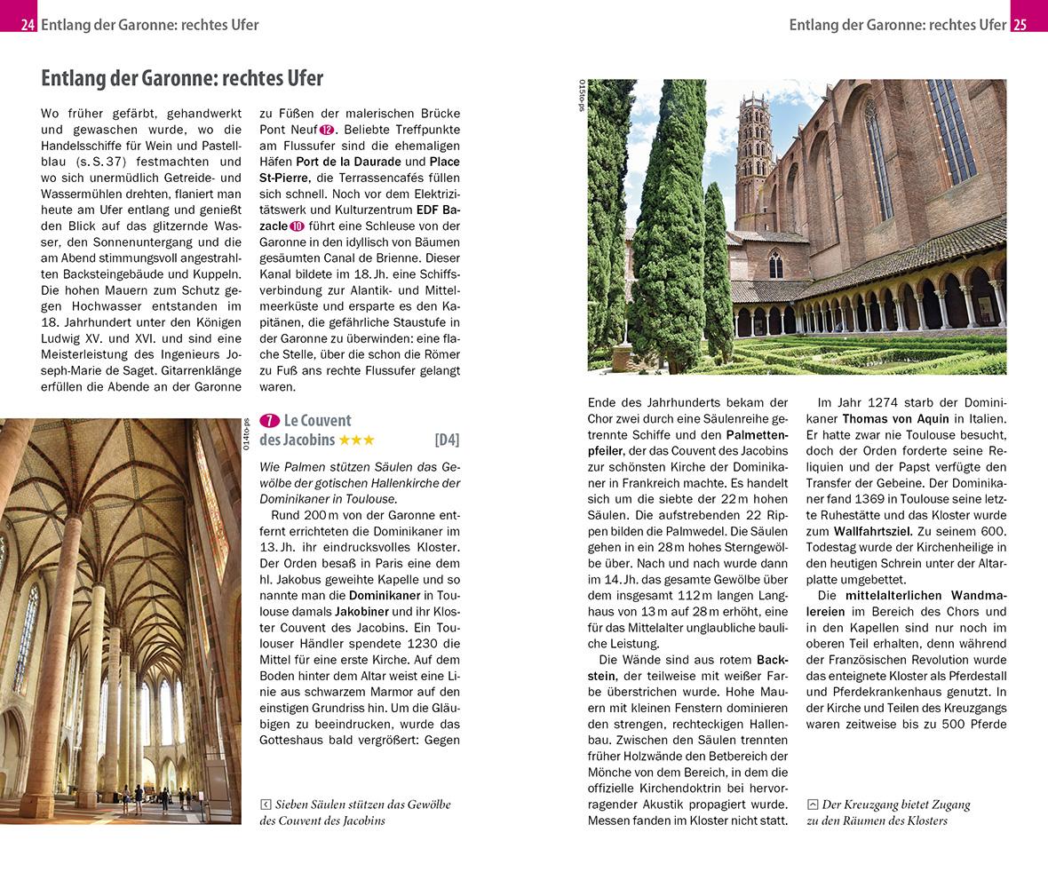 Beispielinhalt (Bild) Reise Know-How CityTrip Toulouse