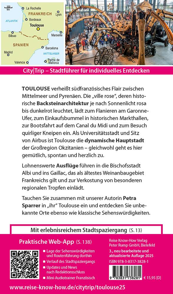 Rückseitencover Reise Know-How CityTrip Toulouse