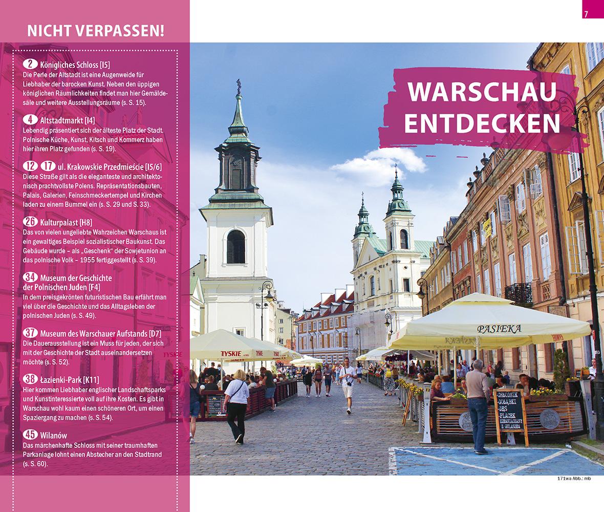 Beispielinhalt (Bild) Reise Know-How CityTrip Warschau