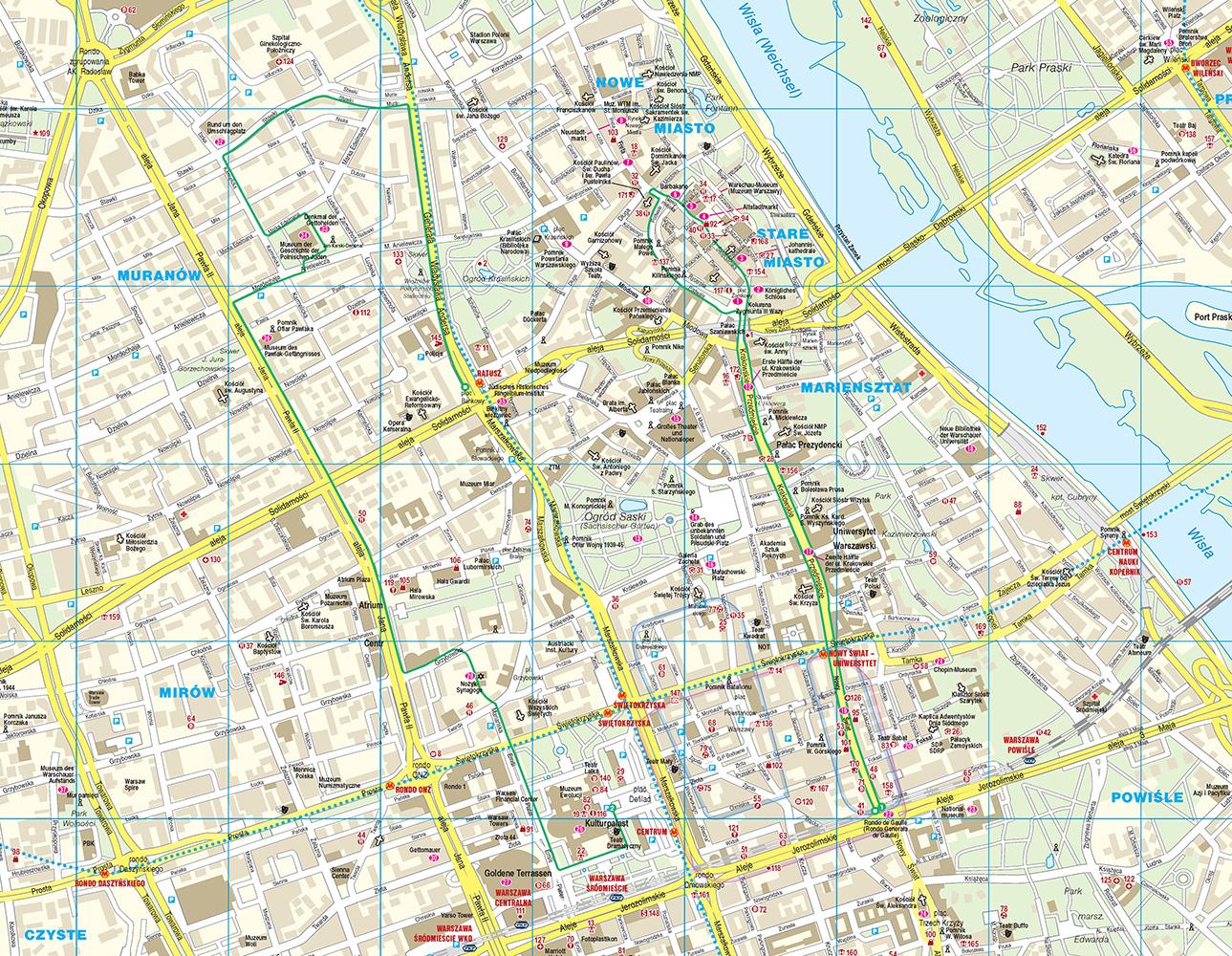 Beispielinhalt (Bild) Reise Know-How CityTrip Warschau
