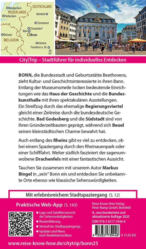 Rückseitencover Reise Know-How CityTrip Bonn