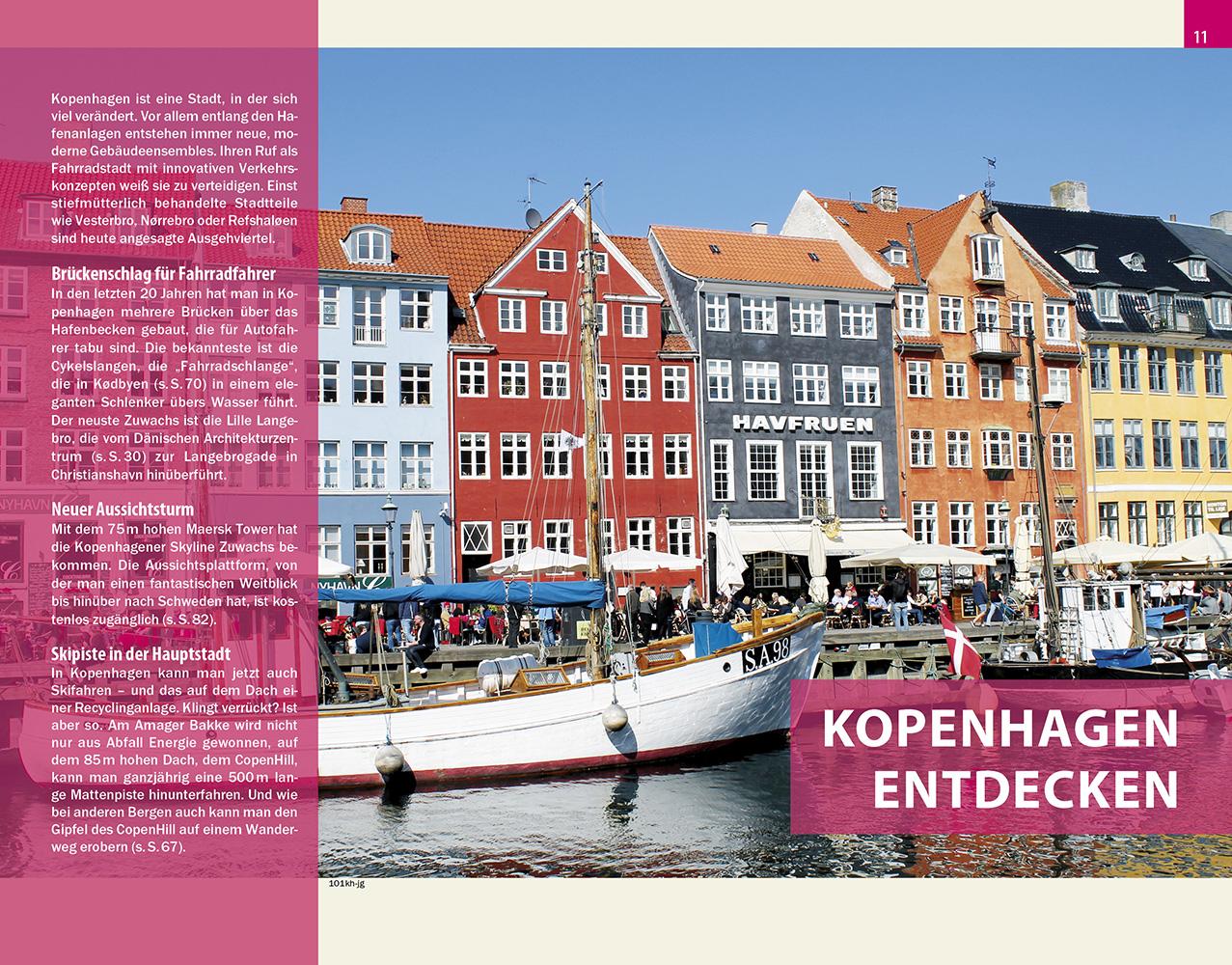 Beispielinhalt (Bild) Reise Know-How Reiseführer  Kopenhagen und Öresundregion mit Malmö, Lund und Helsingborg