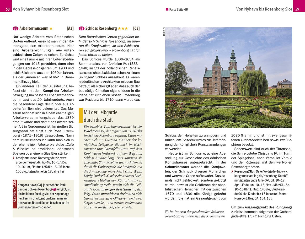 Beispielinhalt (Bild) Reise Know-How Reiseführer  Kopenhagen und Öresundregion mit Malmö, Lund und Helsingborg