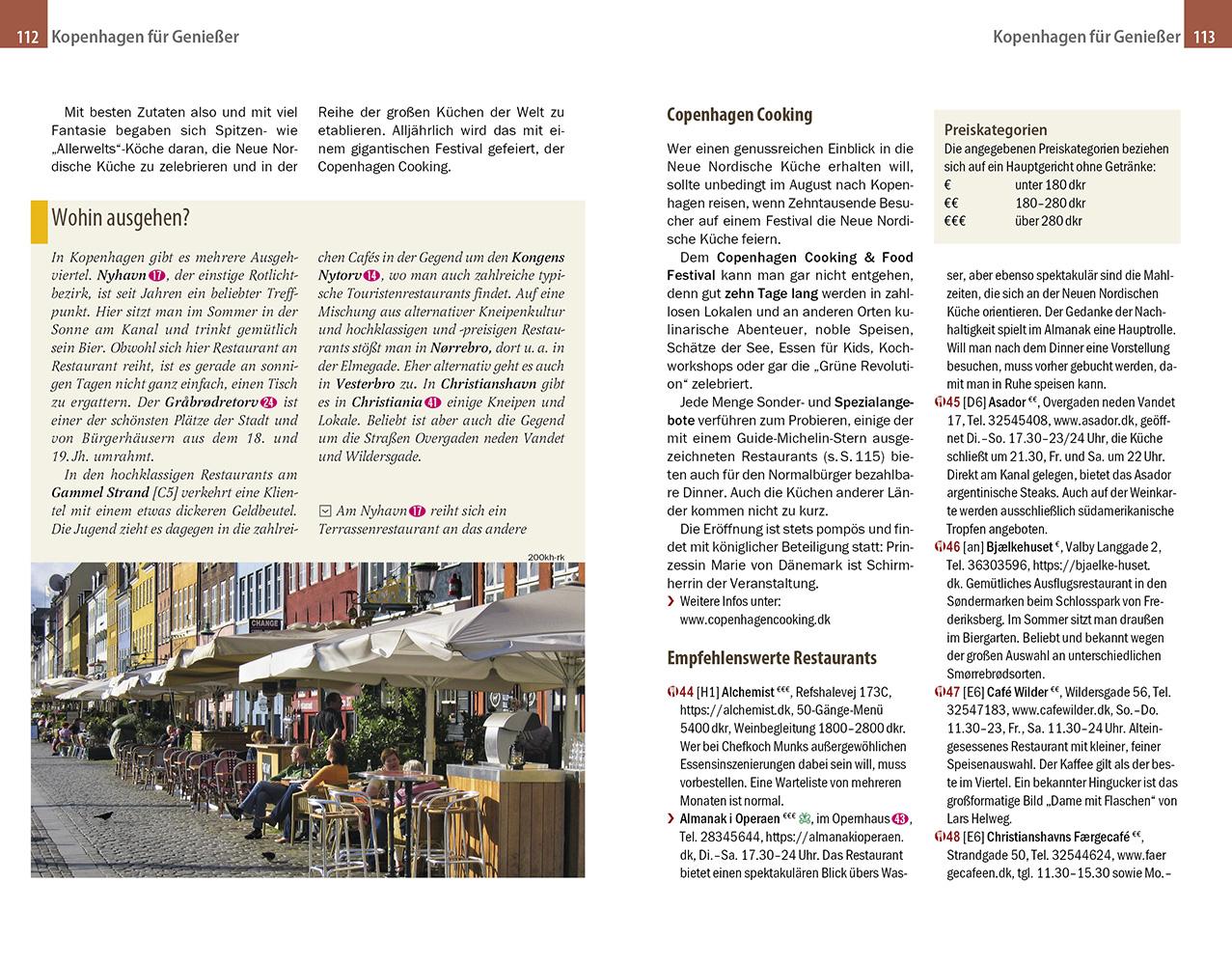 Beispielinhalt (Bild) Reise Know-How Reiseführer  Kopenhagen und Öresundregion mit Malmö, Lund und Helsingborg