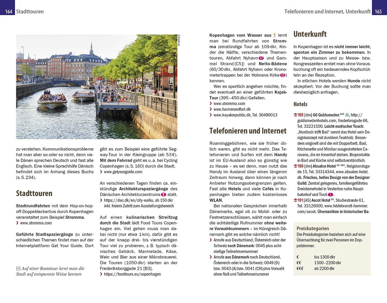 Beispielinhalt (Bild) Reise Know-How Reiseführer  Kopenhagen und Öresundregion mit Malmö, Lund und Helsingborg