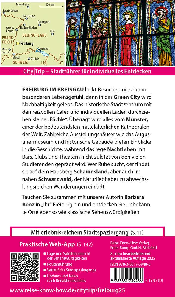 Rückseitencover Reise Know-How CityTrip Freiburg