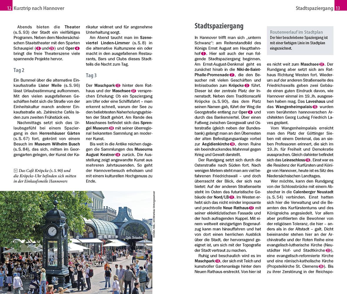 Beispielinhalt (Bild) Reise Know-How CityTrip Hannover