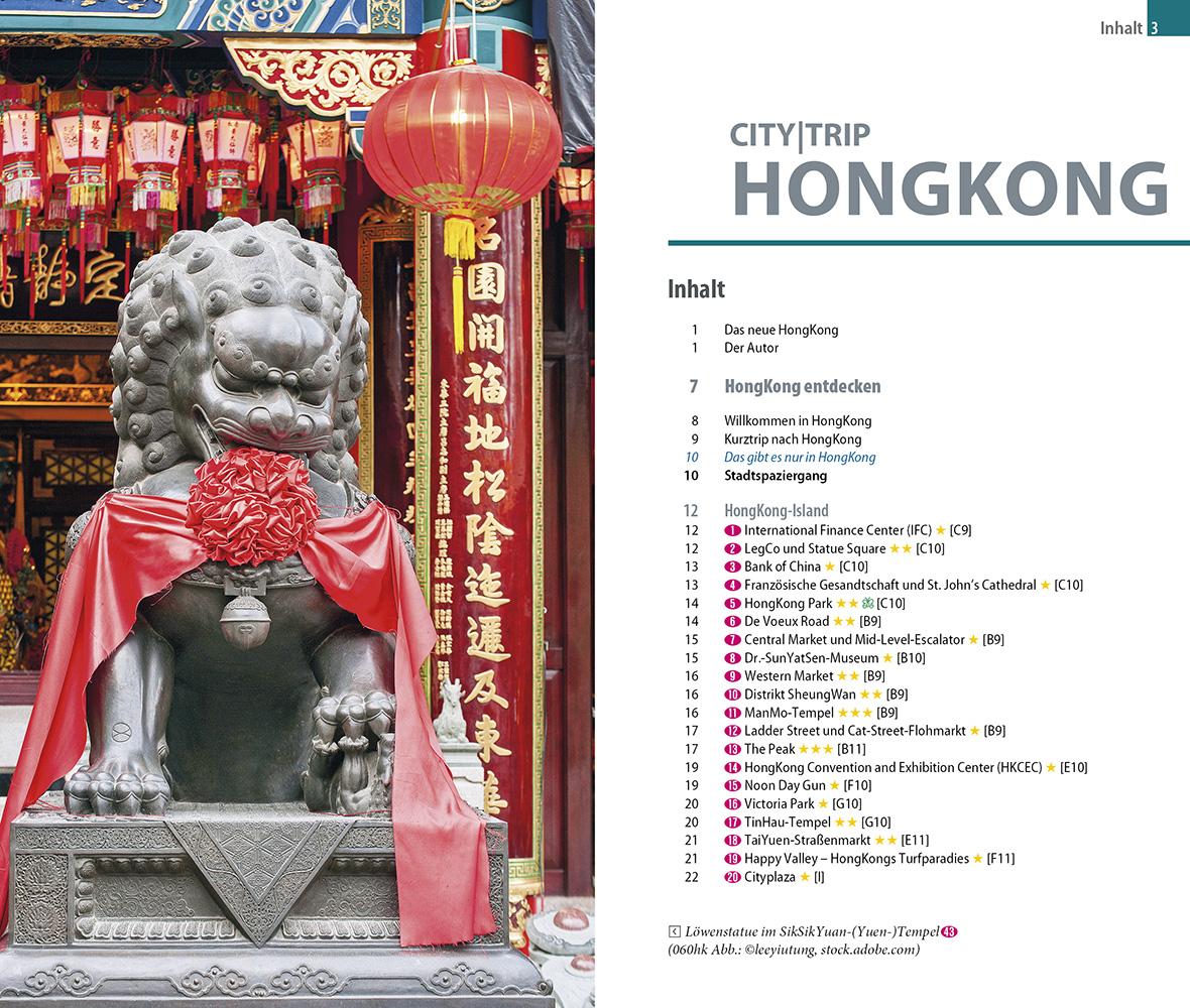 Beispielinhalt (Bild) Reise Know-How CityTrip Hongkong