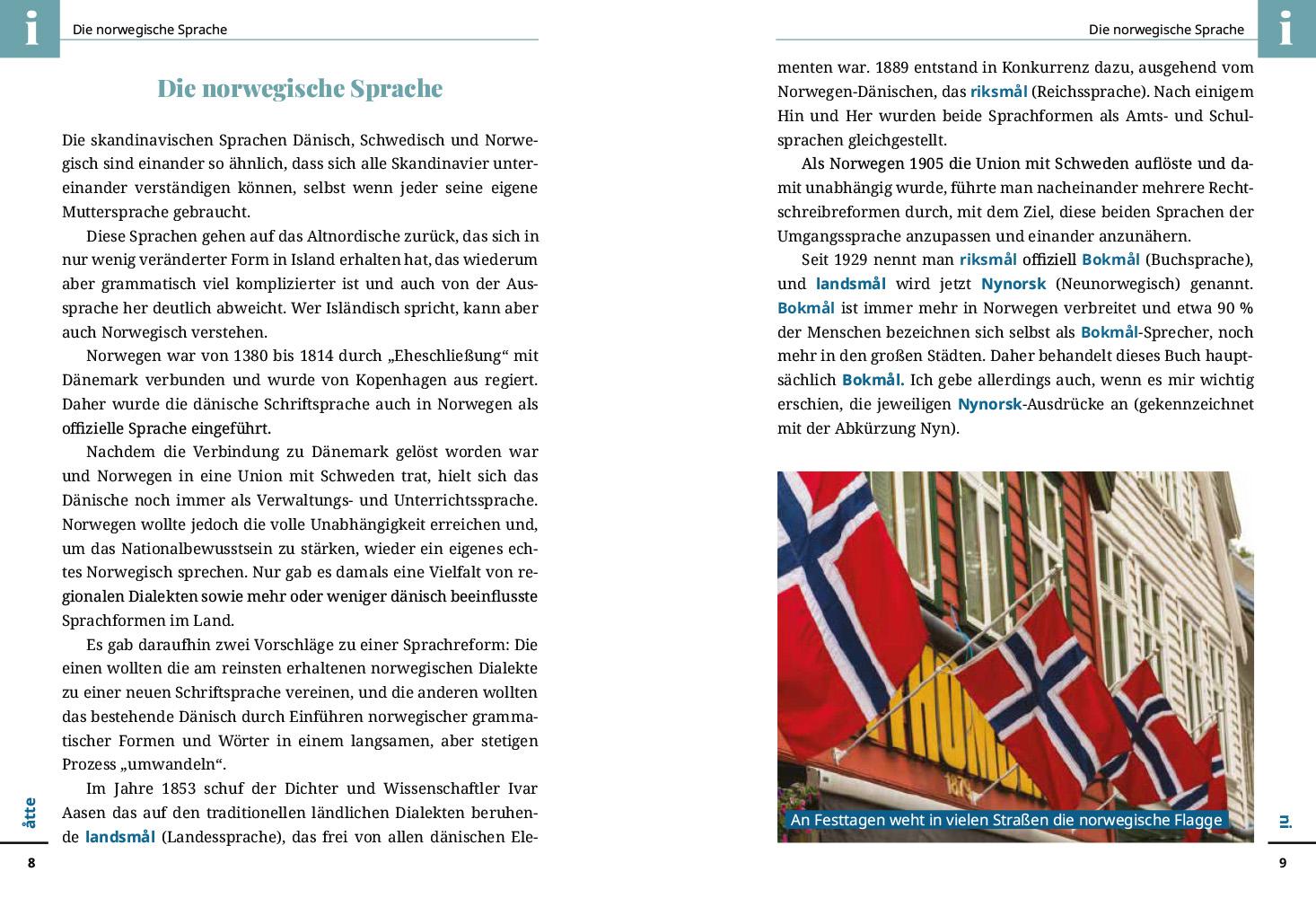 Beispielinhalt (Bild) Reise Know-How Sprachführer Norwegisch - Wort für Wort