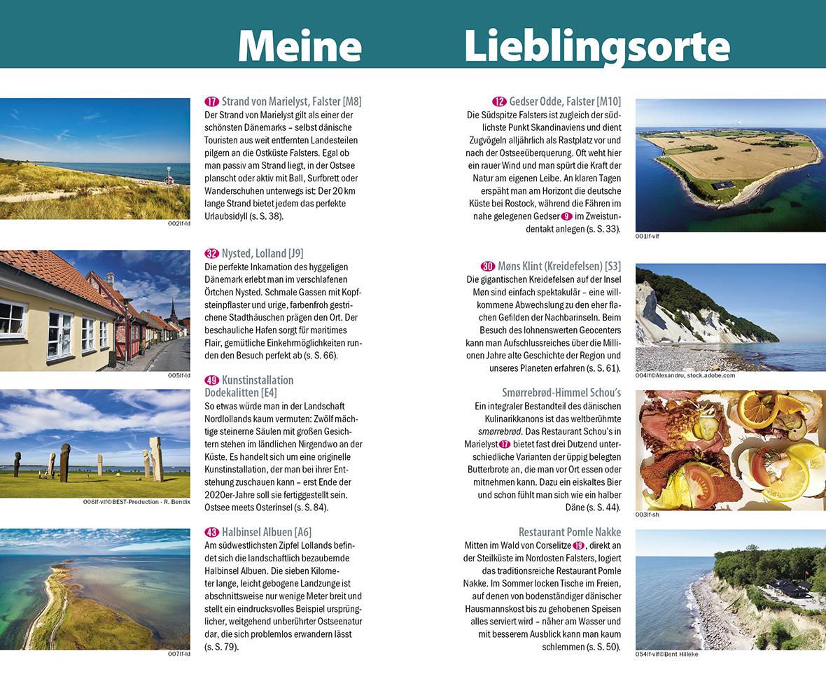 Beispielinhalt (Bild) Reise Know-How InselTrip Falster und Lolland mit Marielyst und Møns Klint