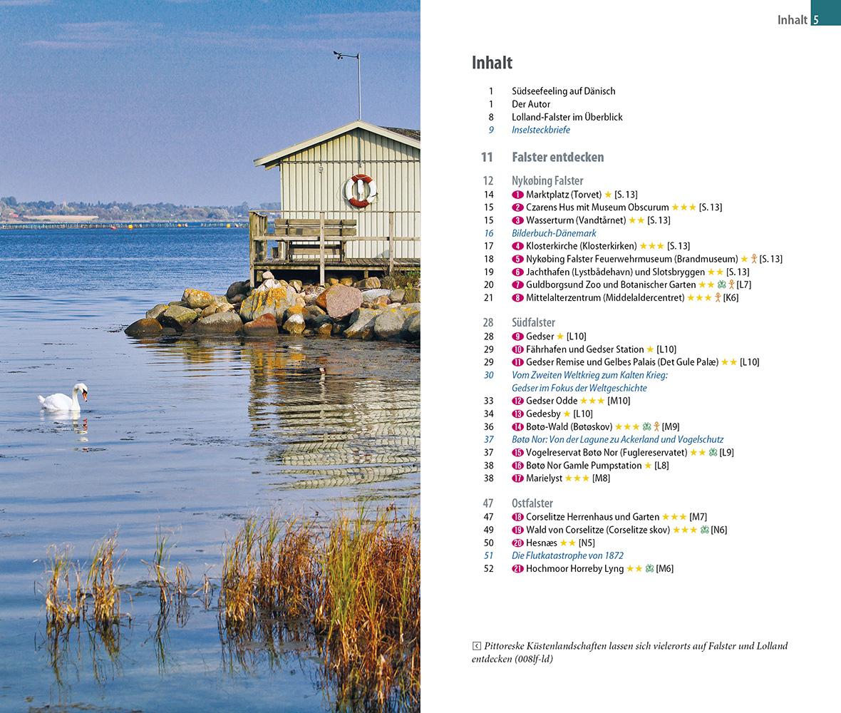 Beispielinhalt (Bild) Reise Know-How InselTrip Falster und Lolland mit Marielyst und Møns Klint