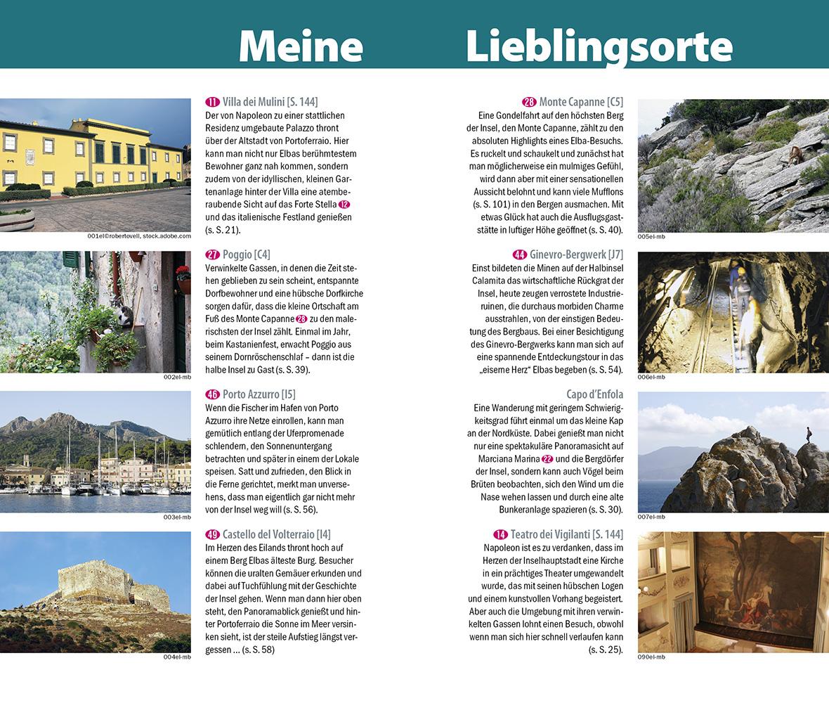 Beispielinhalt (Bild) Reise Know-How InselTrip Elba