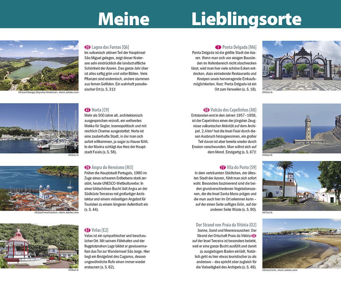 Beispielinhalt (Bild) Reise Know-How InselTrip Azoren