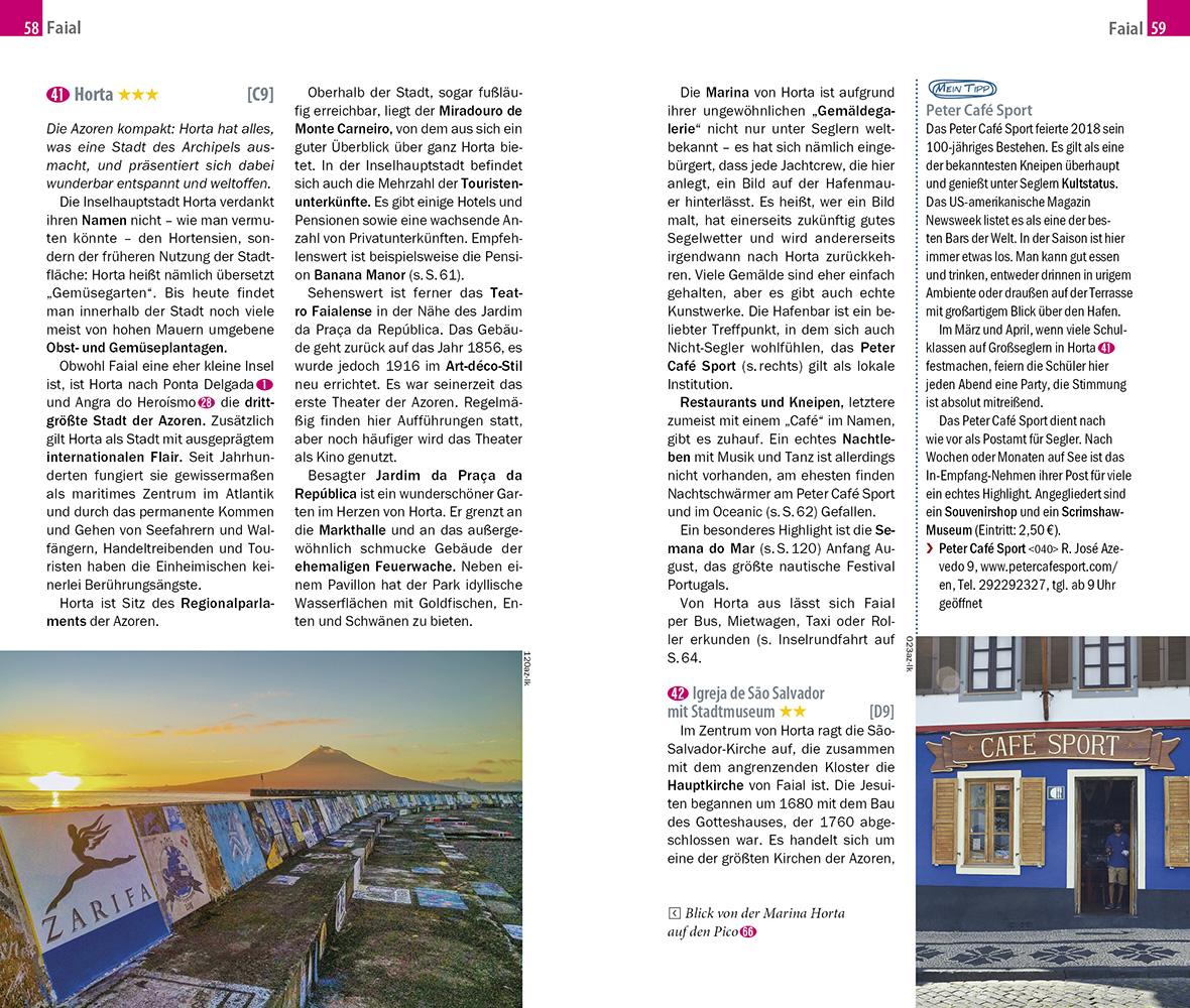 Beispielinhalt (Bild) Reise Know-How InselTrip Azoren