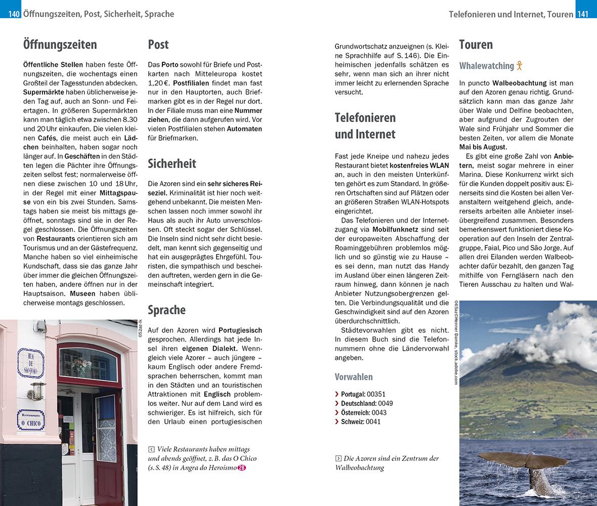 Beispielinhalt (Bild) Reise Know-How InselTrip Azoren