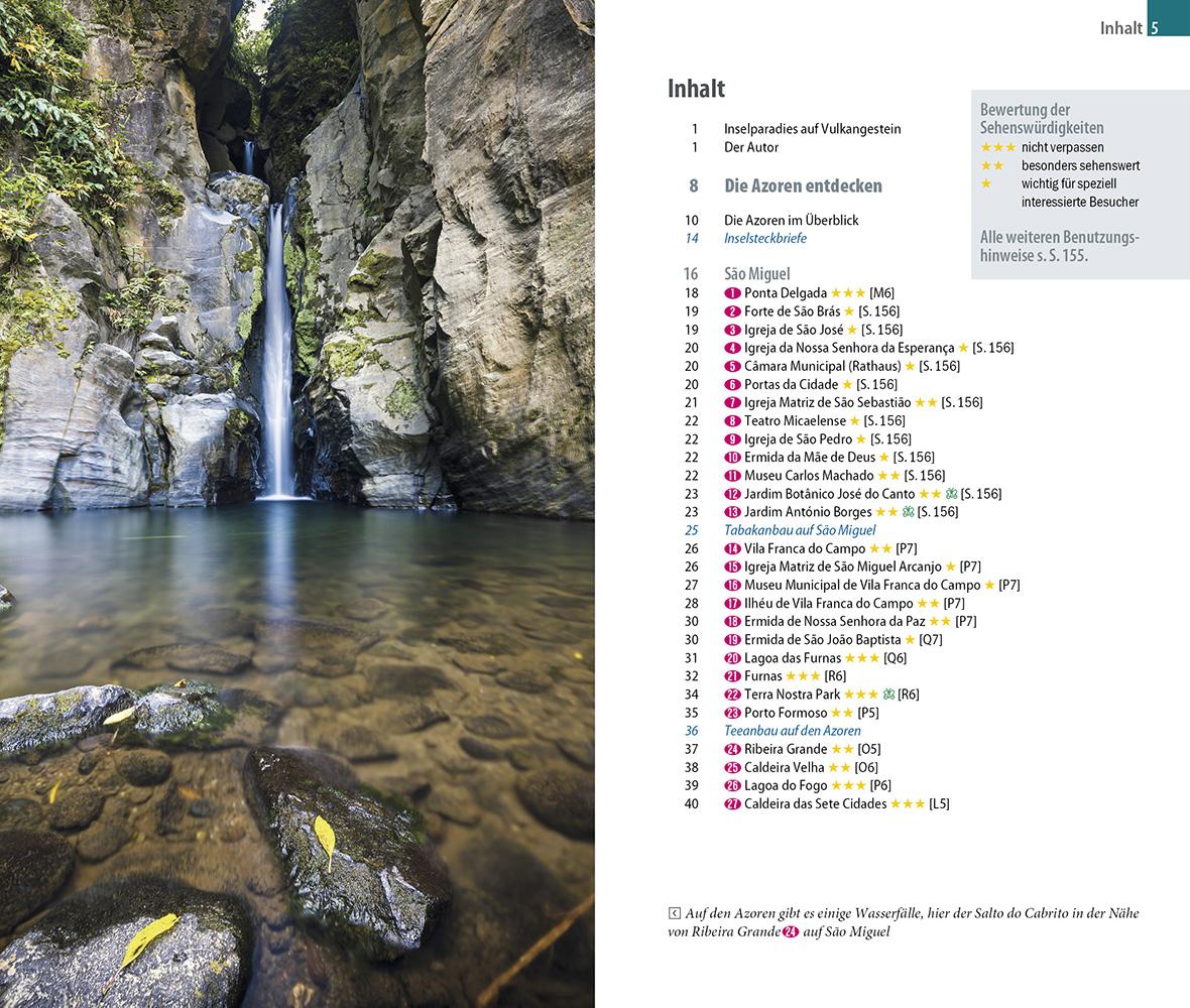 Beispielinhalt (Bild) Reise Know-How InselTrip Azoren