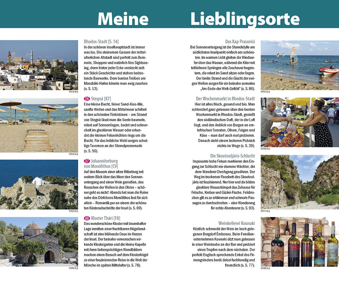 Beispielinhalt (Bild) Reise Know-How InselTrip Rhodos