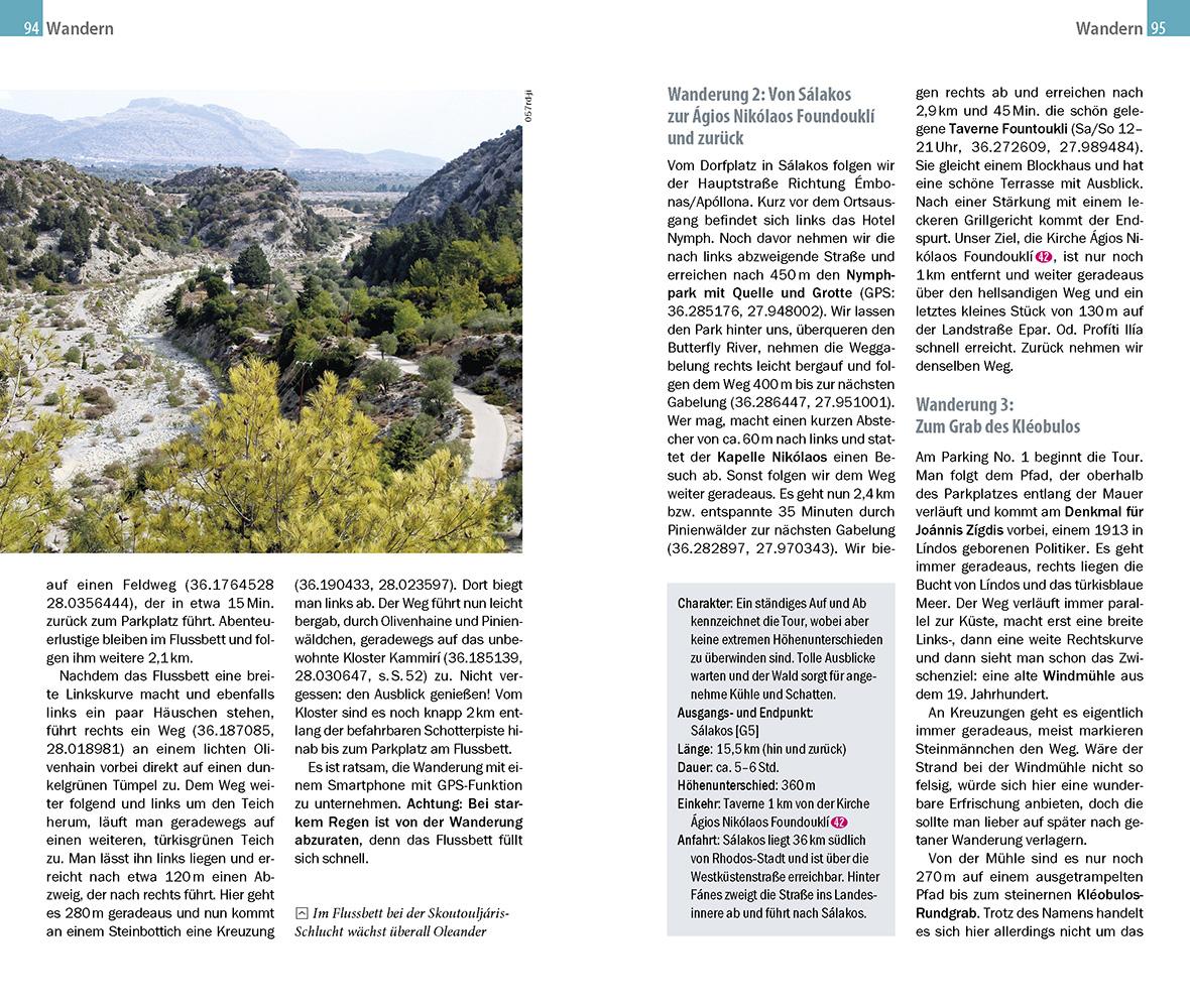 Beispielinhalt (Bild) Reise Know-How InselTrip Rhodos