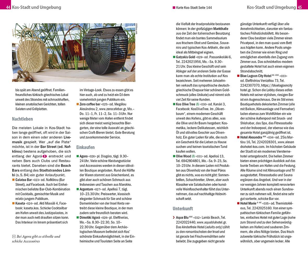 Beispielinhalt (Bild) Reise Know-How InselTrip Kos