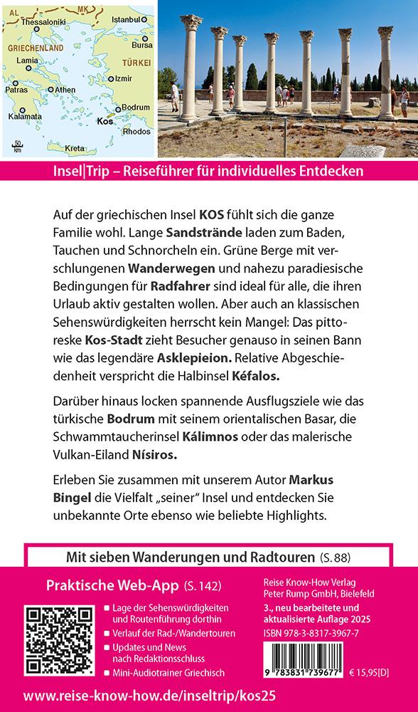Rückseitencover Reise Know-How InselTrip Kos