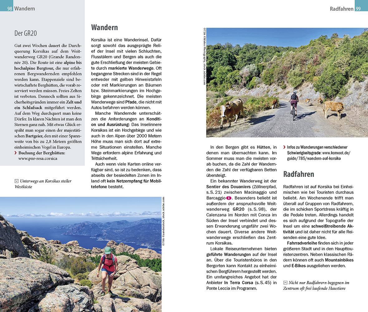 Beispielinhalt (Bild) Reise Know-How InselTrip Korsika