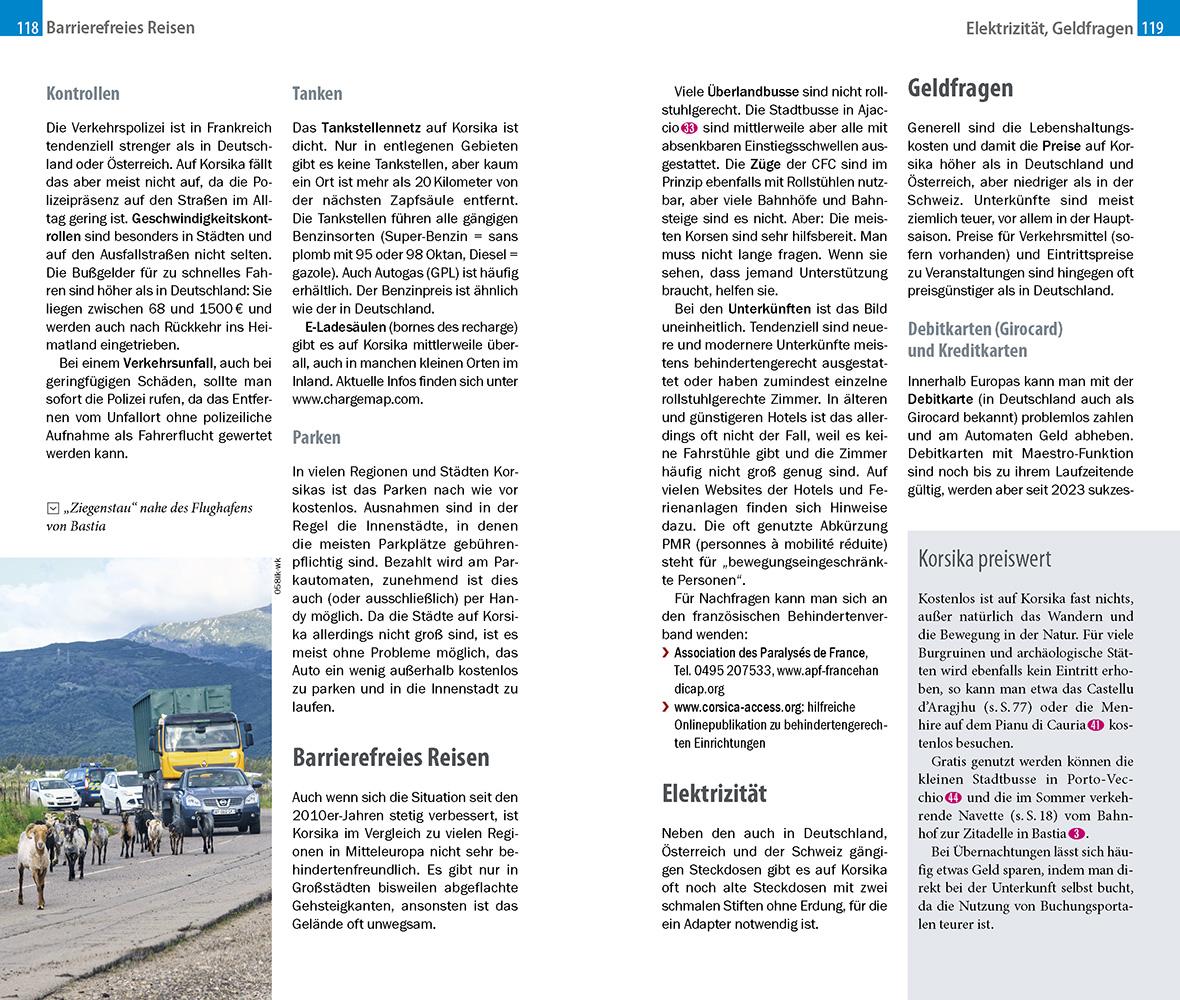 Beispielinhalt (Bild) Reise Know-How InselTrip Korsika