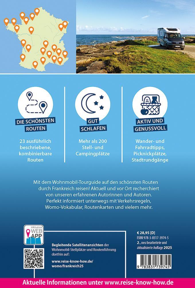 Beispielinhalt (Bild) Reise Know-How Wohnmobil-Tourguide Frankreich