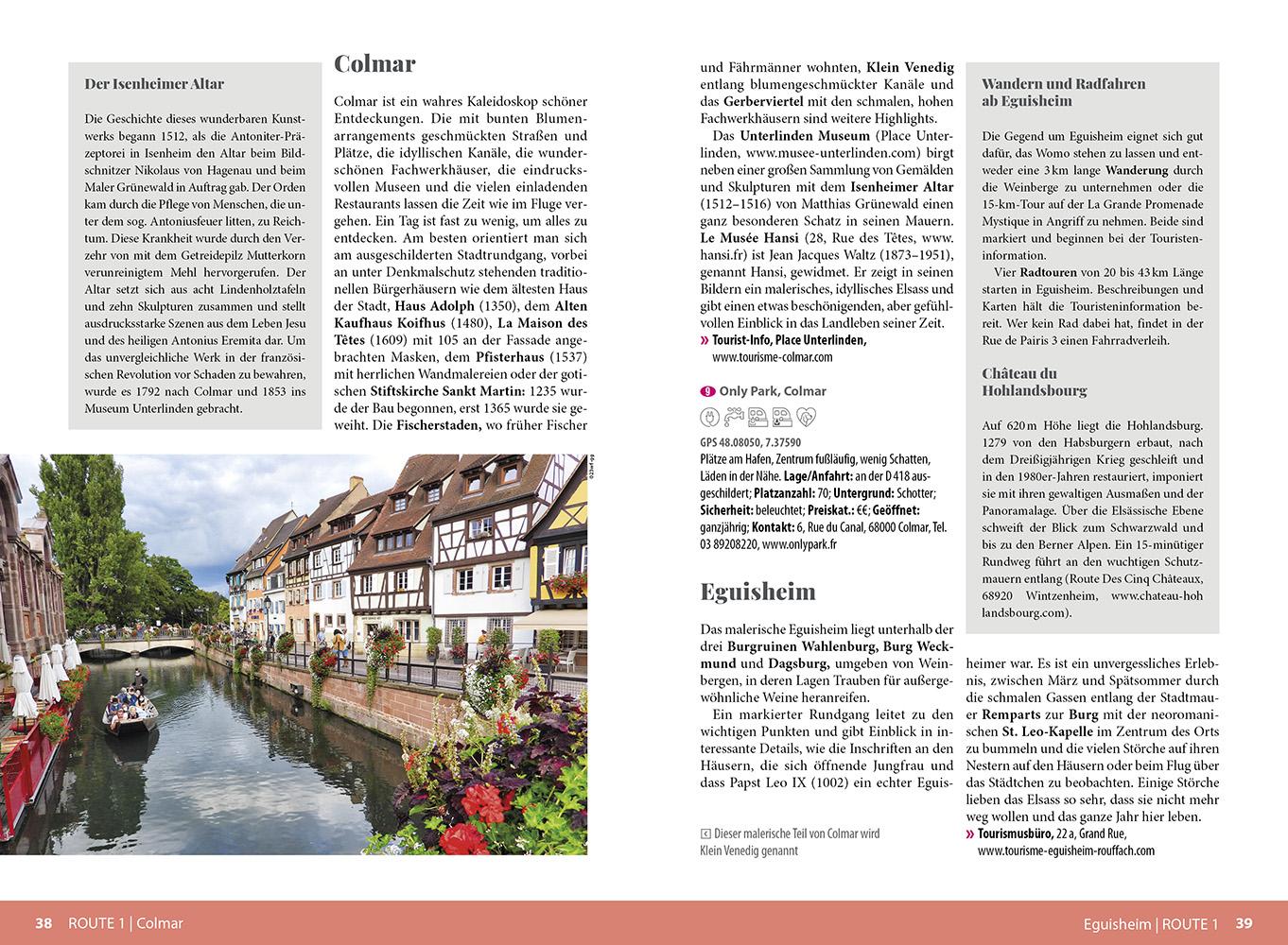 Beispielinhalt (Bild) Reise Know-How Wohnmobil-Tourguide Frankreich