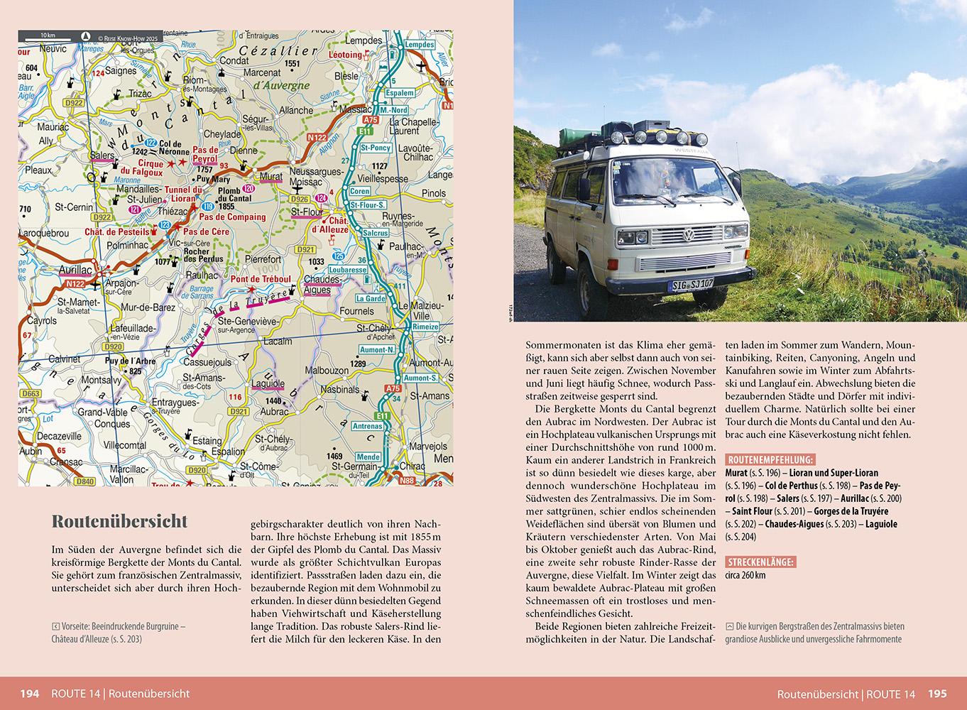 Beispielinhalt (Bild) Reise Know-How Wohnmobil-Tourguide Frankreich