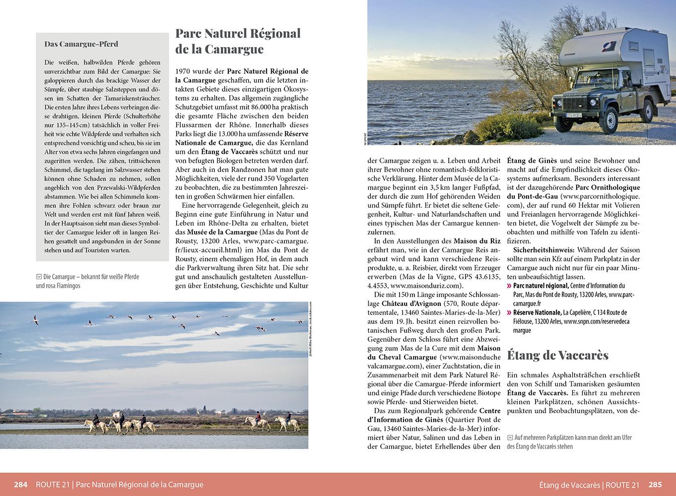 Beispielinhalt (Bild) Reise Know-How Wohnmobil-Tourguide Frankreich