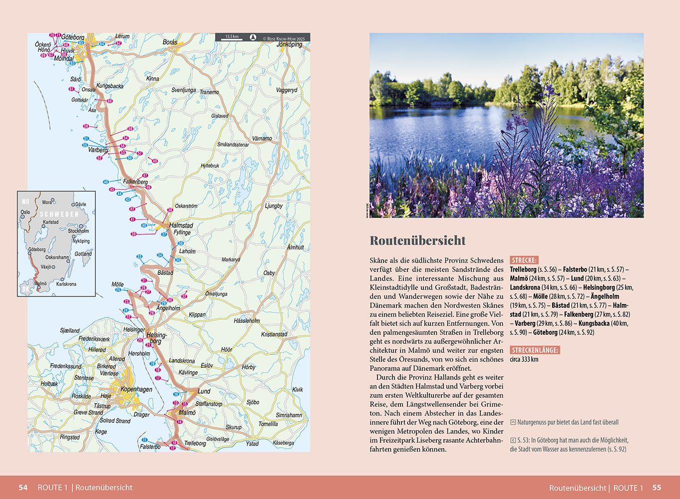 Beispielinhalt (Bild) Reise Know-How Wohnmobil-Tourguide Südschweden