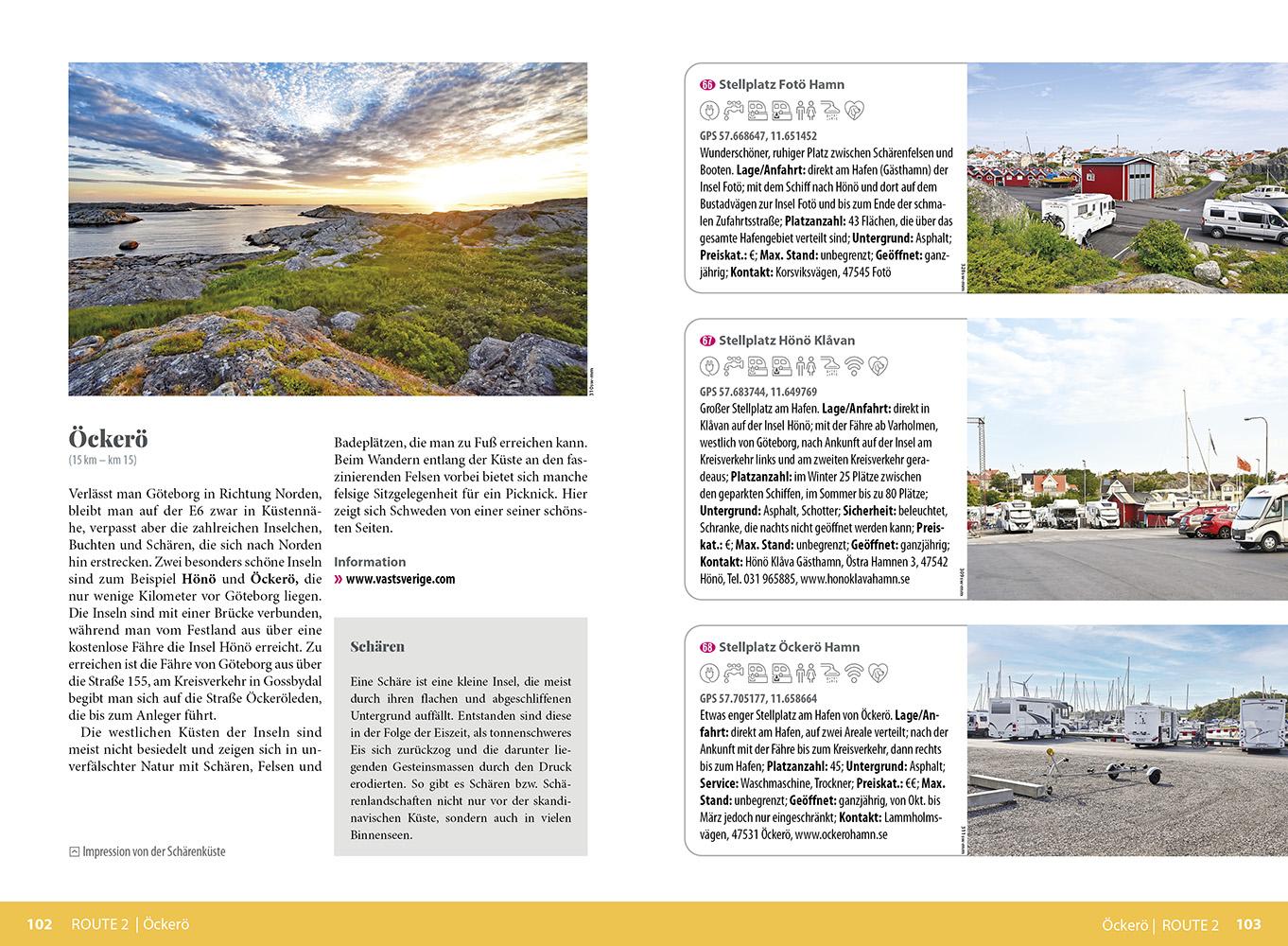 Beispielinhalt (Bild) Reise Know-How Wohnmobil-Tourguide Südschweden