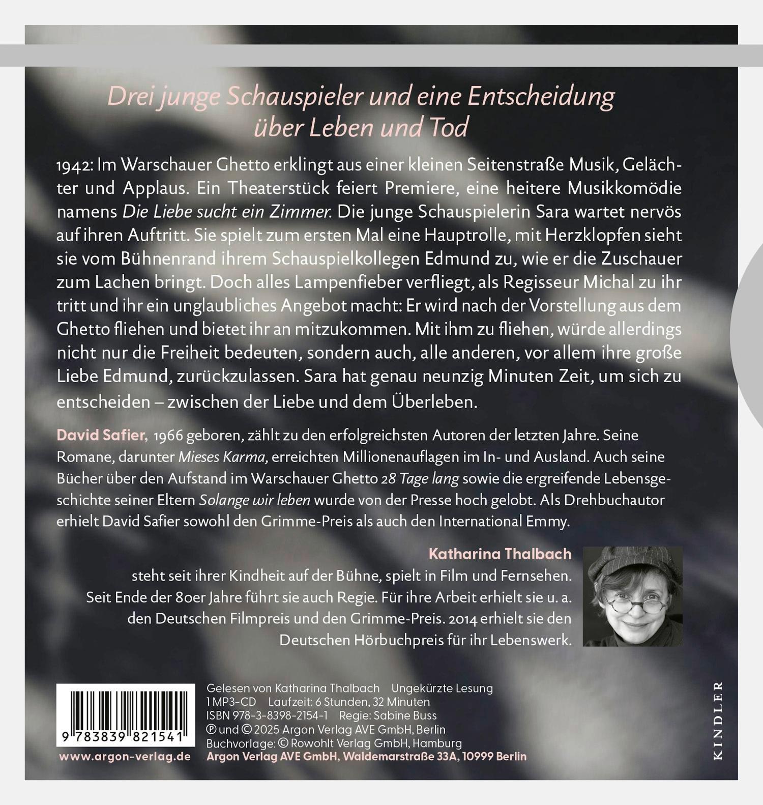 Rückseitencover Die Liebe sucht ein Zimmer