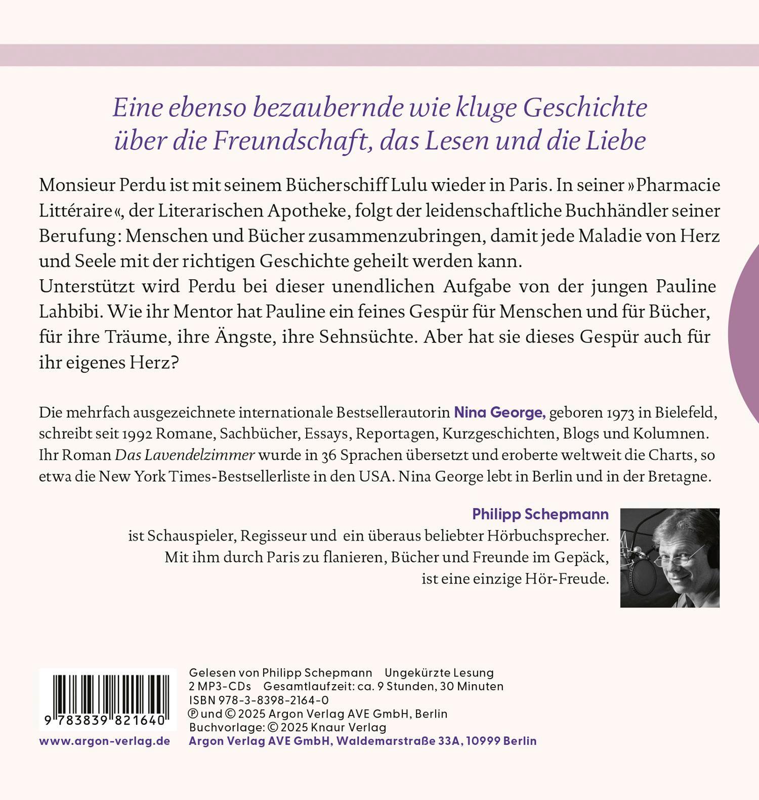 Rückseitencover Die geheime Sehnsucht der Bücher