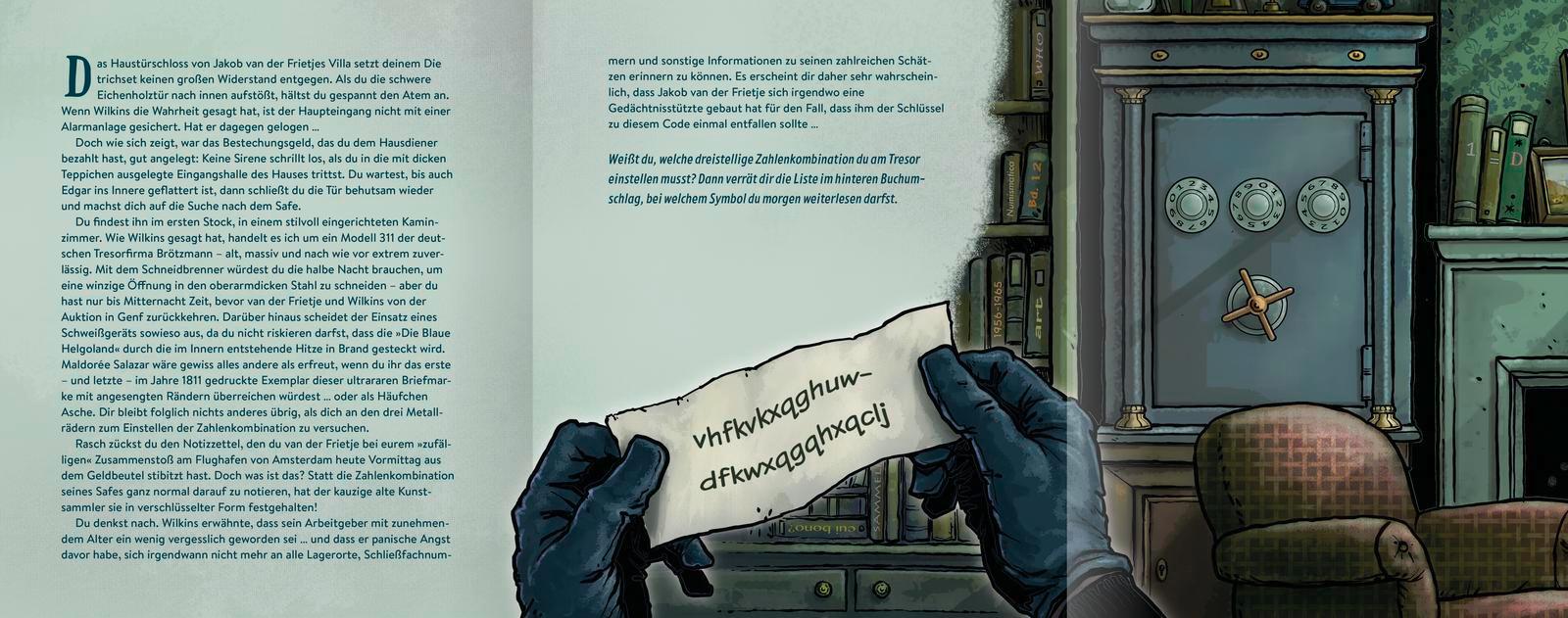 Beispielinhalt (Bild) ADVENTure Kalender - Meisterdiebin wider Willen