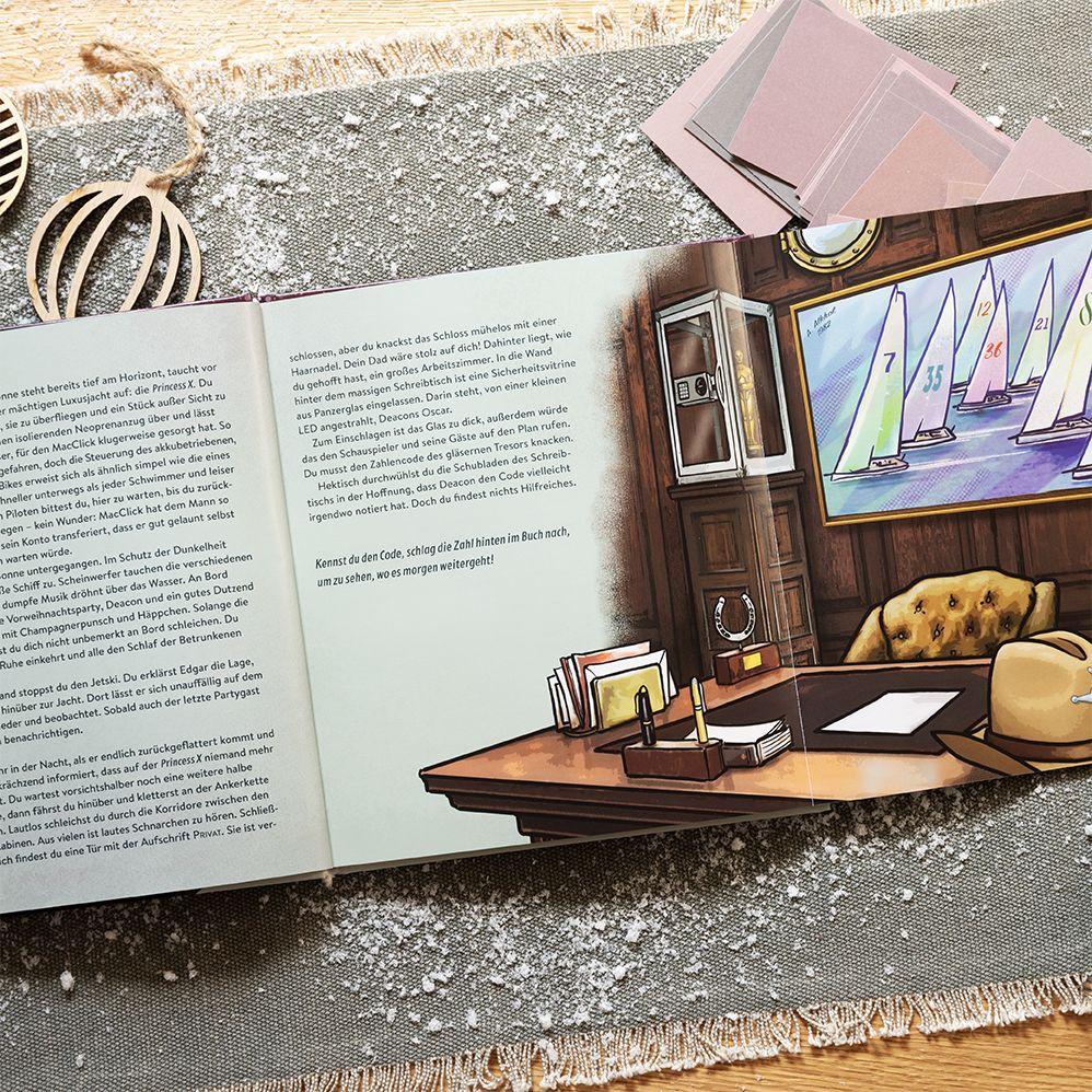 Beispielinhalt (Bild) ADVENTure Kalender - Meisterdiebin wider Willen