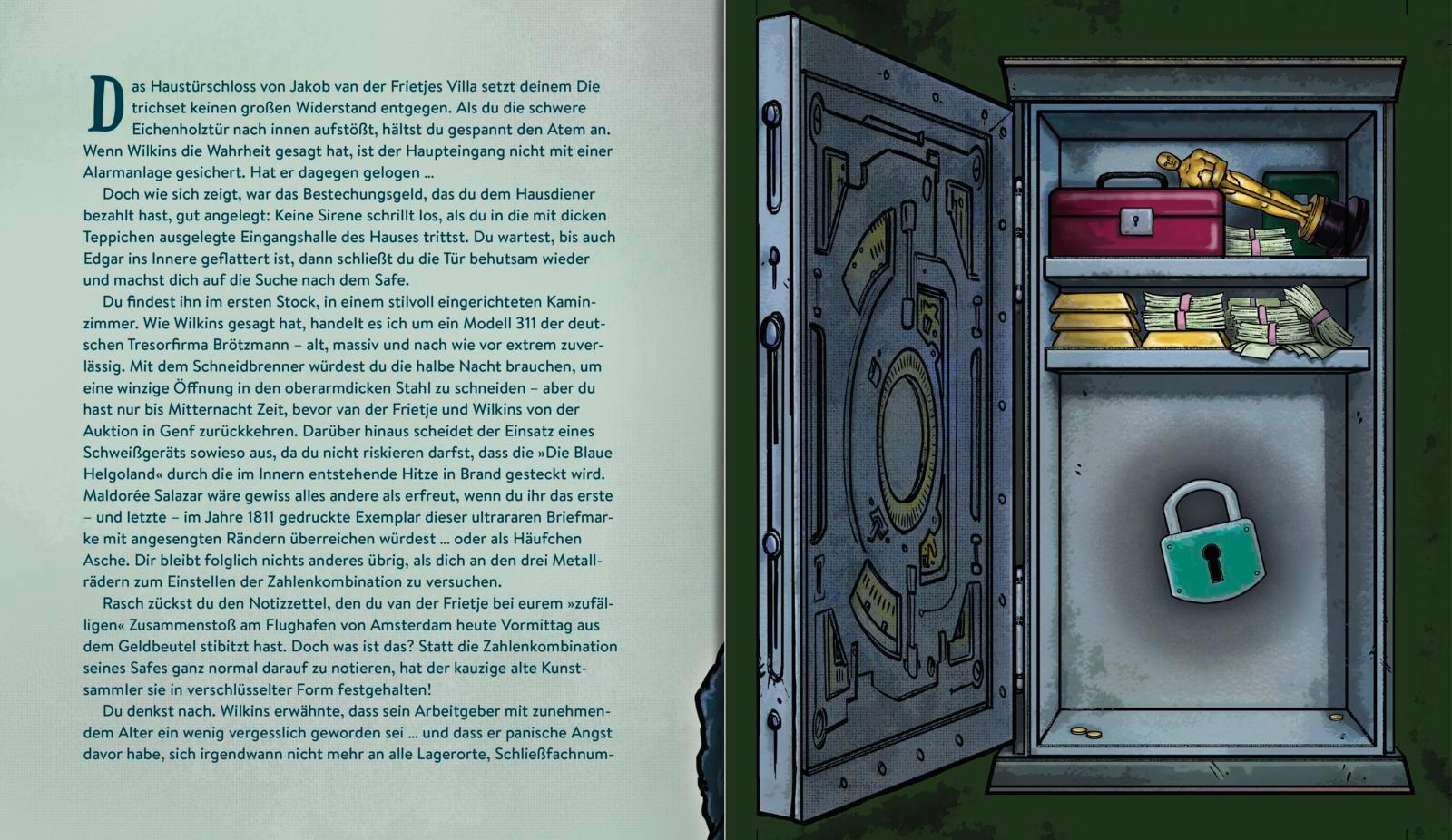 Beispielinhalt (Bild) ADVENTure Kalender - Meisterdiebin wider Willen