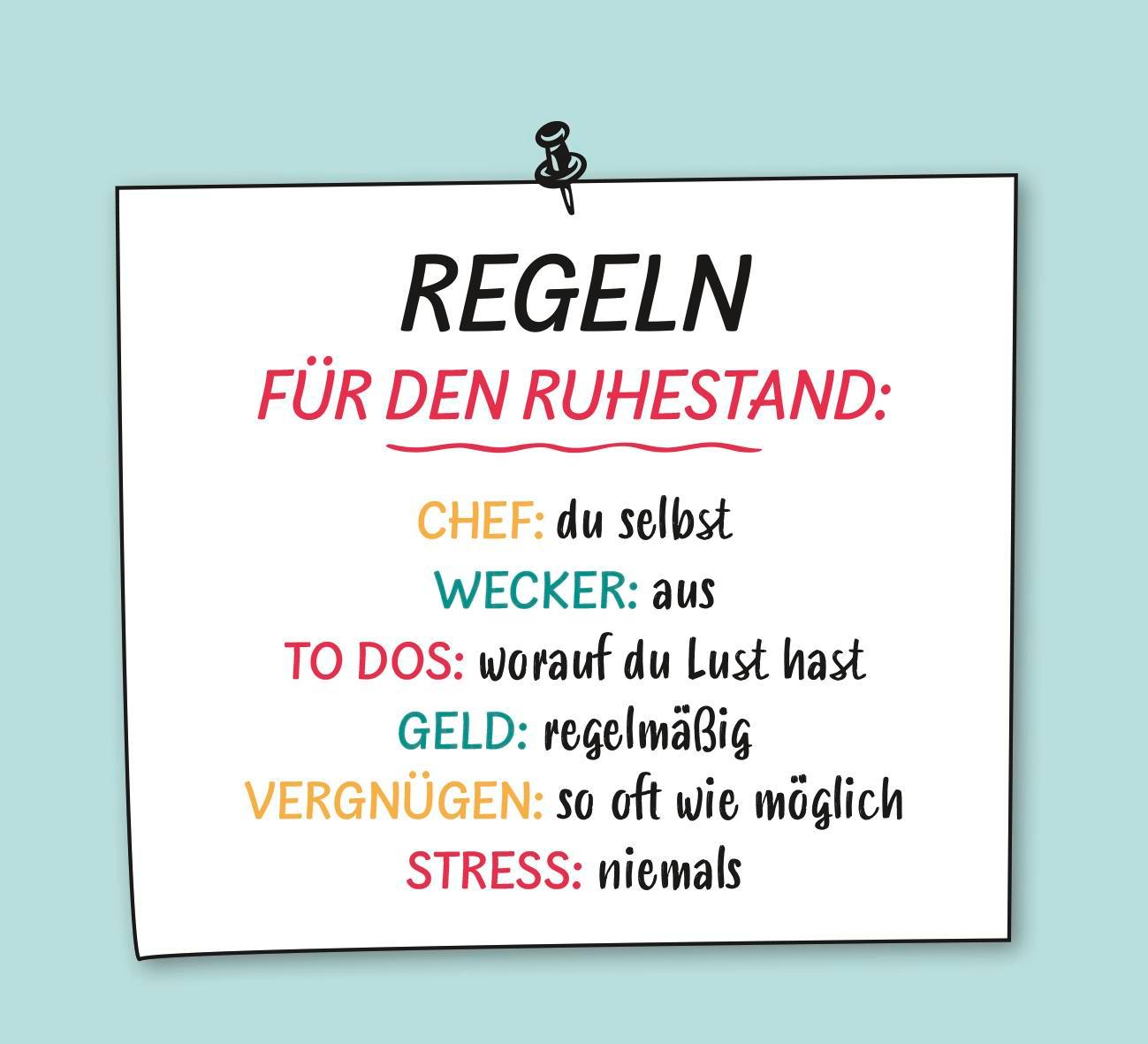 Beispielinhalt (Bild) Nicht mehr mein Problem - bin in Rente