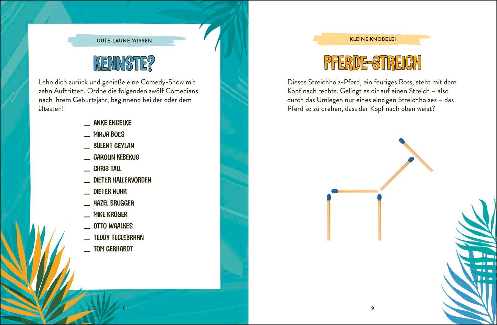 Beispielinhalt (Bild) Gute-Laune-Rätsel