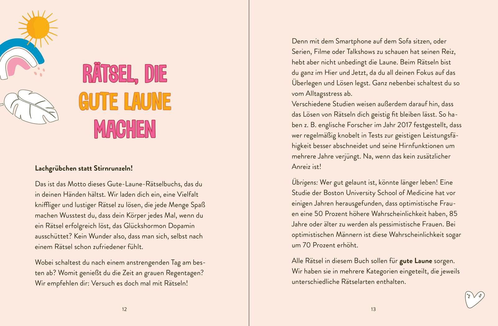 Beispielinhalt (Bild) Gute-Laune-Rätsel