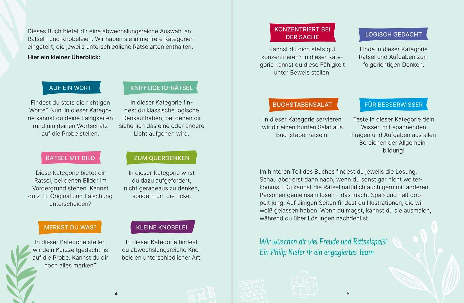 Beispielinhalt (Bild) Der große Rätselspaß für Rentner